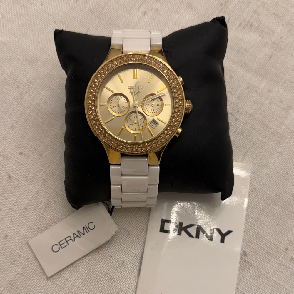 DKNY bold ceramic watch